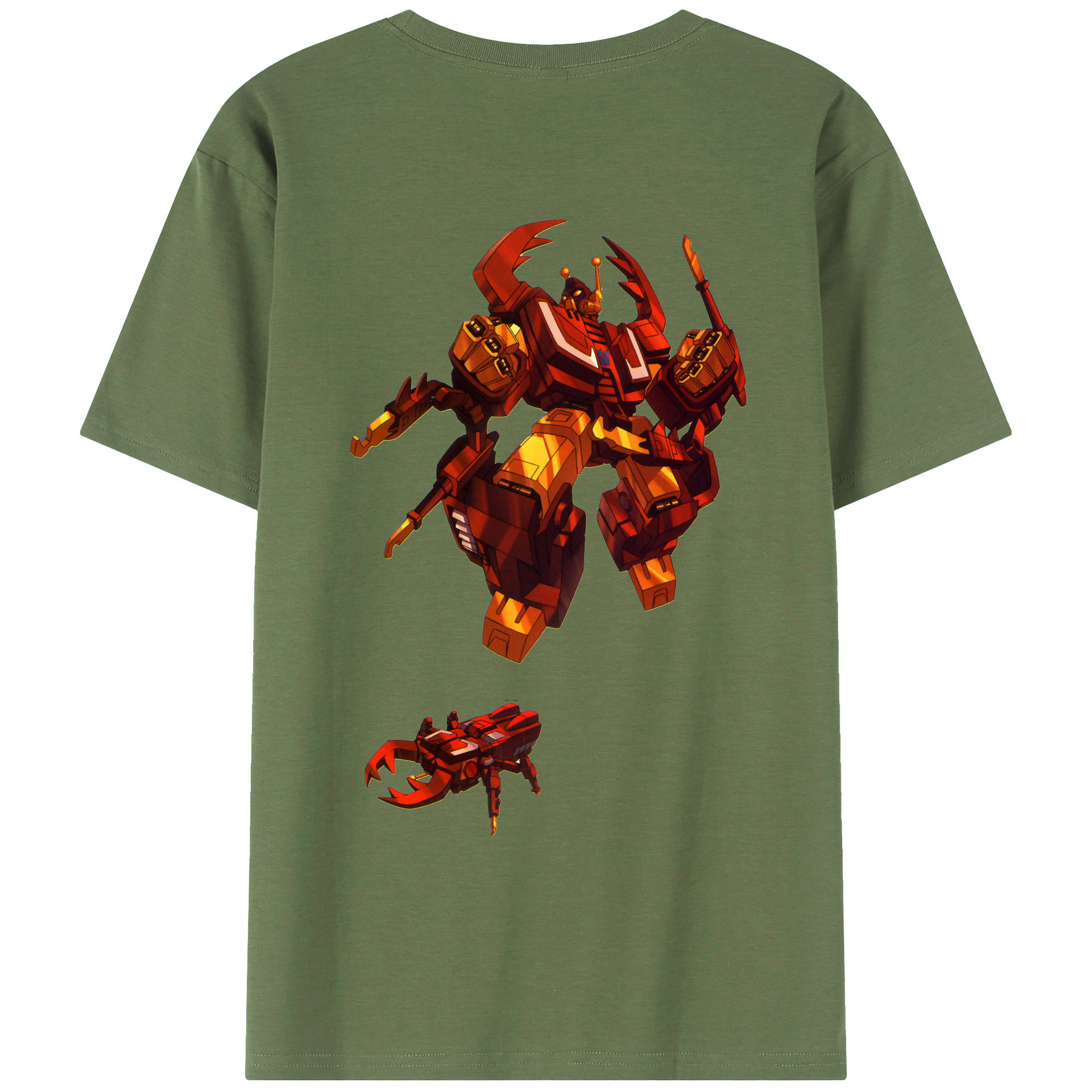 （画像用）  綿100％ メンズ半袖Tシャツ（バックプリント） 通気性